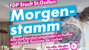 Morgenstamm der FDP Stadt St.Gallen