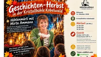 Geschichten Herbst in der Kristallhöhle Kobelwald