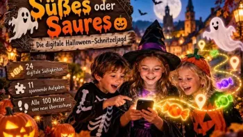 Süßes oder Saures - Die digitale Halloween-Schnitzeljagd