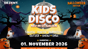 KIDS DISCO - HALLOWEEN EDITION @DEZENT. ST.GALLEN