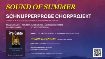 Schnupperprobe Pro Canto St Gallen