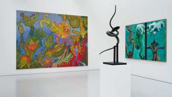 Einblick in die Ausstellung «Wasser, Wolken, Wind» Einblick in die Ausstellung «Wasser, Wolken, Wind»