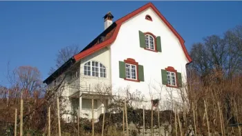 Offene Tür im Jugendstil-Atelierhaus von Hedwig Scherrer in