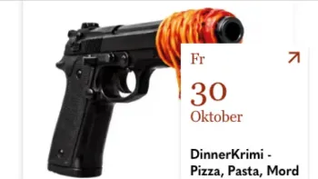 DinnerKrimi – Pizza, Pasta, Mord